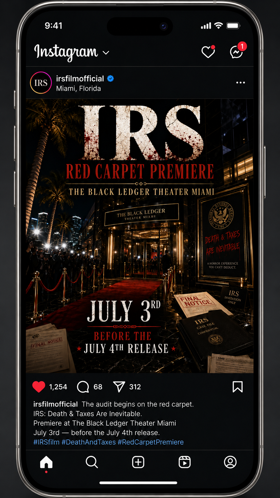 IRS Social Media Post